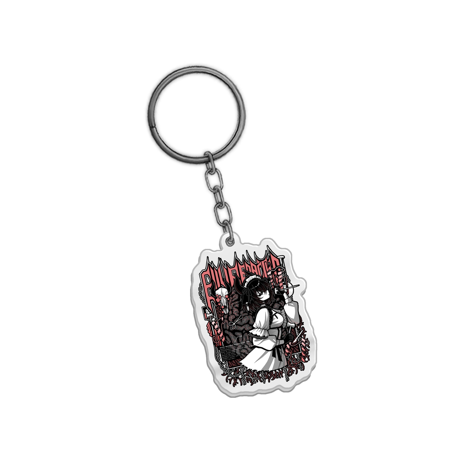 EllyRedacted "Mad Cow Doctor" Acrylic  Keychain