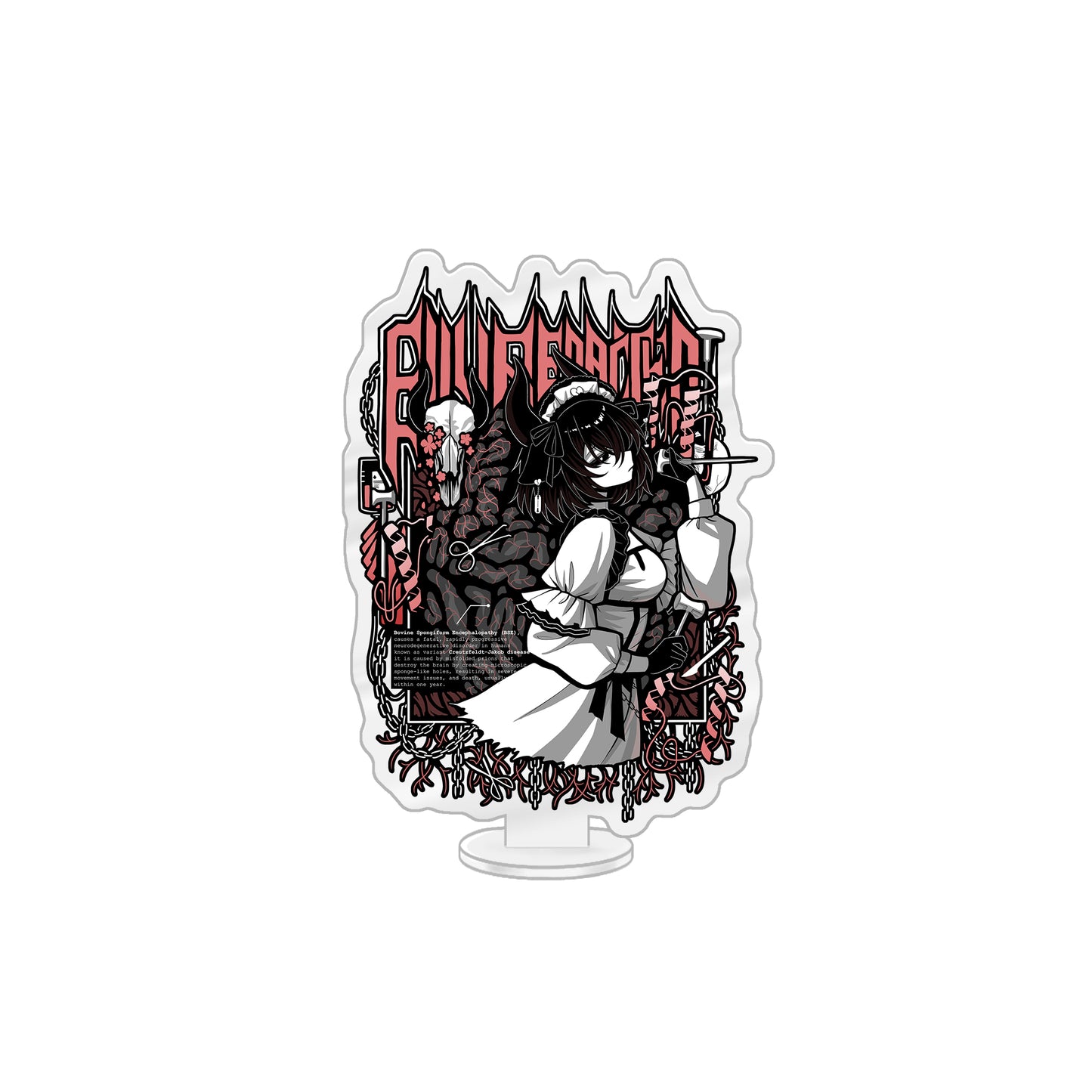 EllyRedacted "Mad Cow Doctor" Acrylic Standee