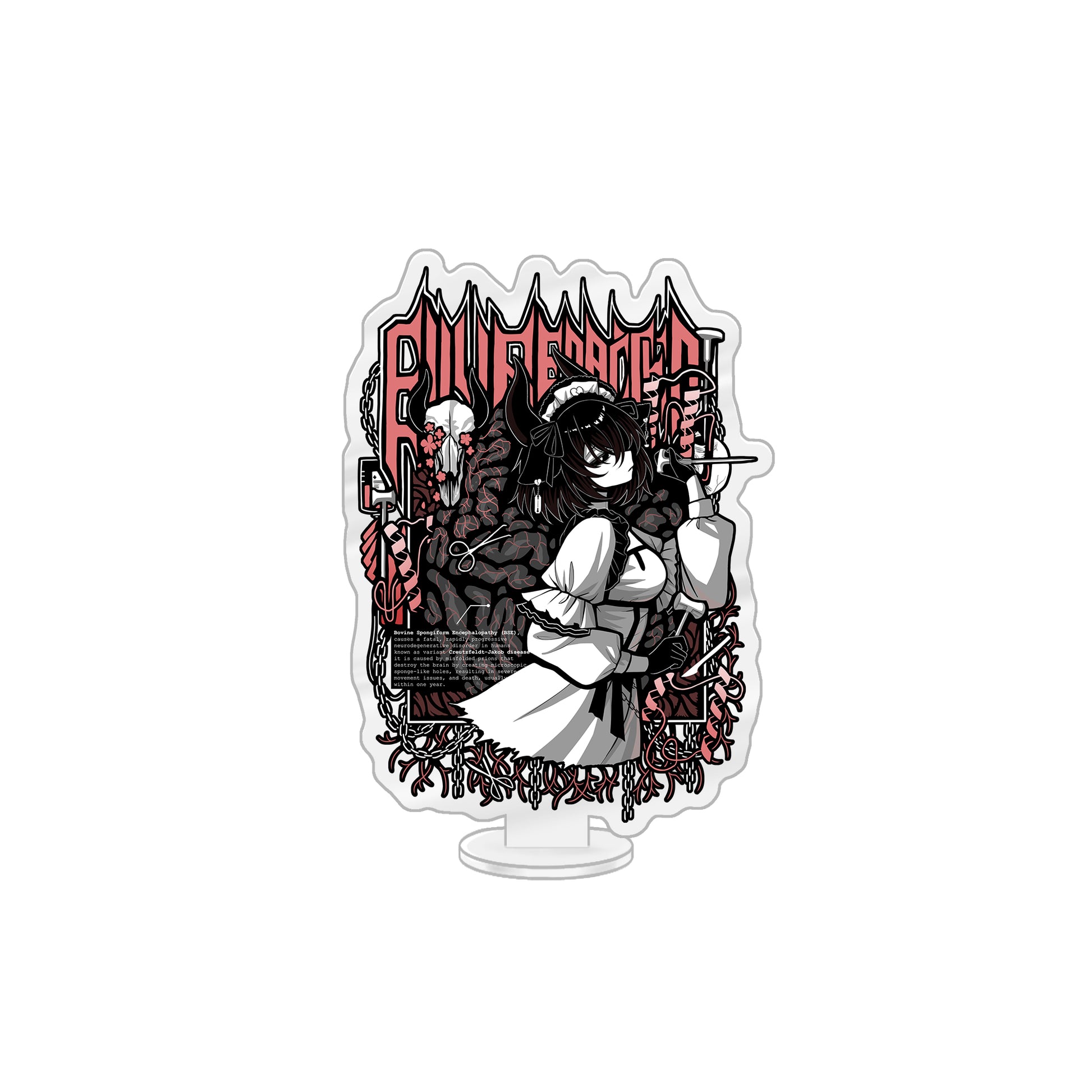 EllyRedacted "Mad Cow Doctor" Acrylic Standee