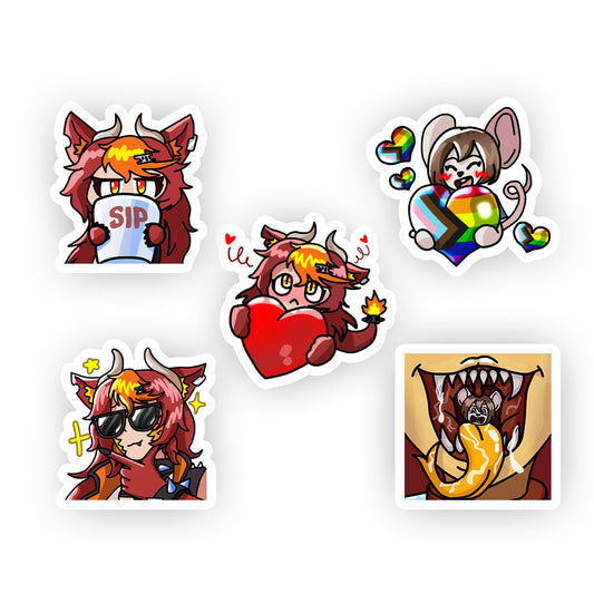 EmberTalks Sticker Pack B