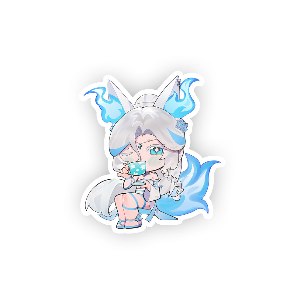 Everyor Chibi Tea Time Sticker