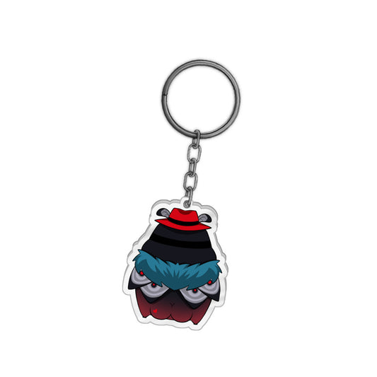 FearSona "Mothman" Keychain [Rear]