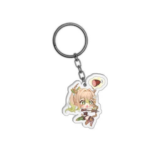 FeyreMiari Deer Guardian Keychain