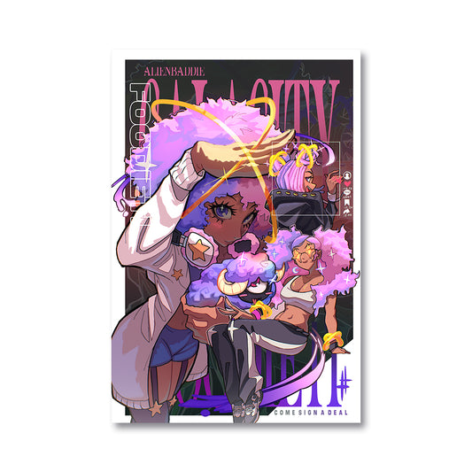 Foodieti 'Alien Baddie' Poster