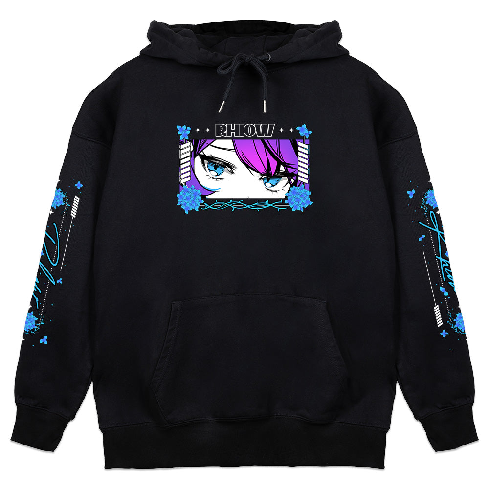 Rhiowmeow Hydrangea Hoodie