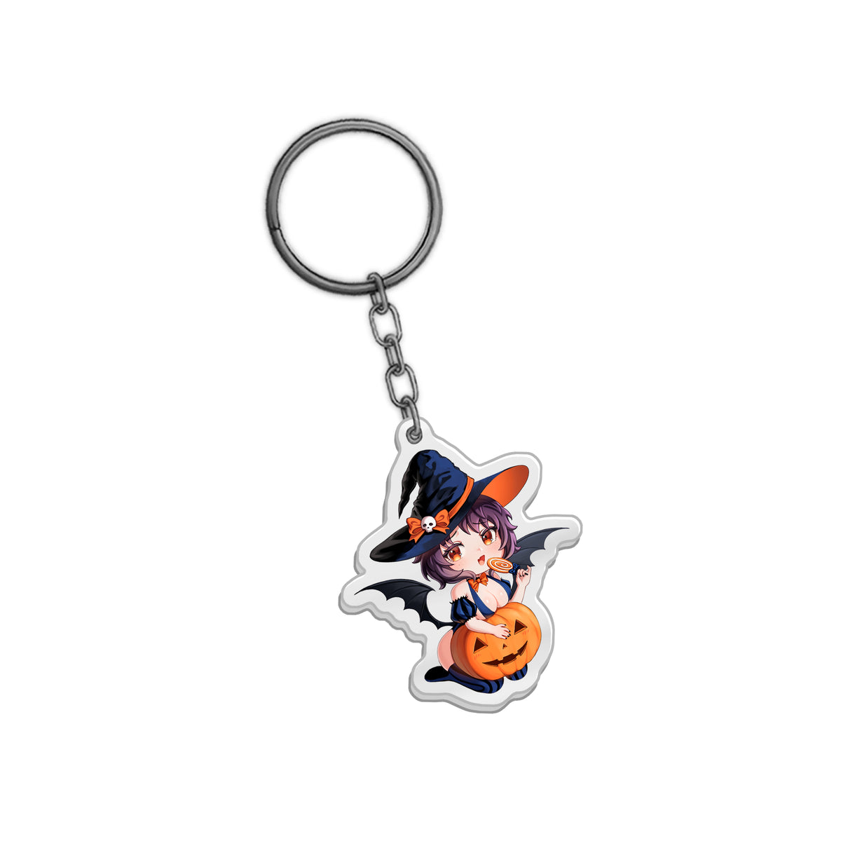 FrostedFricks Succubus Witch Chibi  Keychain
