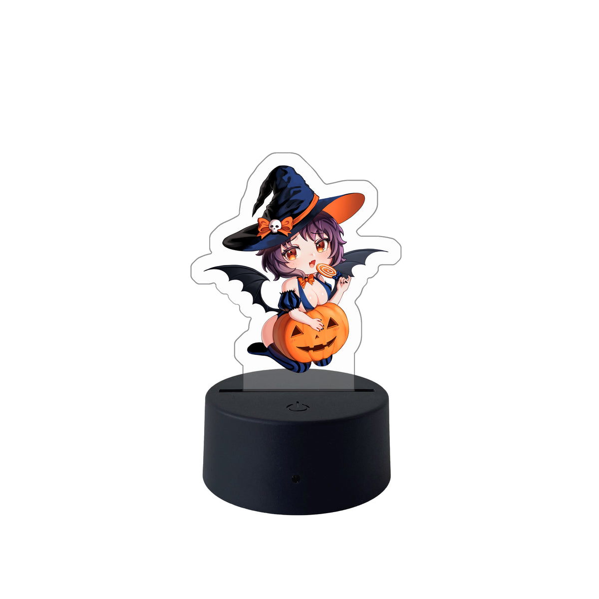 FrostedFricks Succubus Witch Chibi LED Desk Lamp - wuzikaa