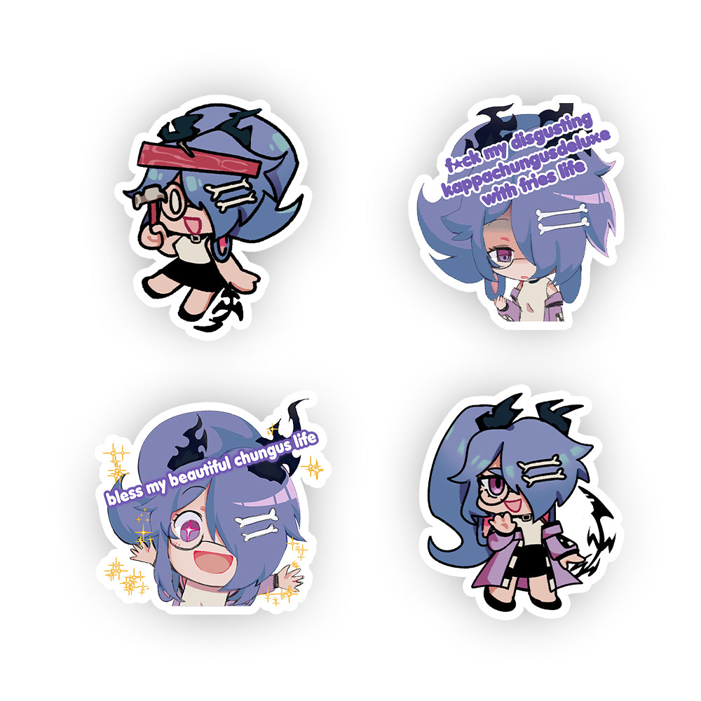 Fuuwaku Gloriously Chungus Sticker Pack