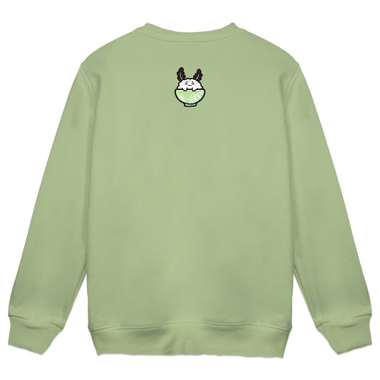 RiceyVT Sea Bunny Green Crewneck