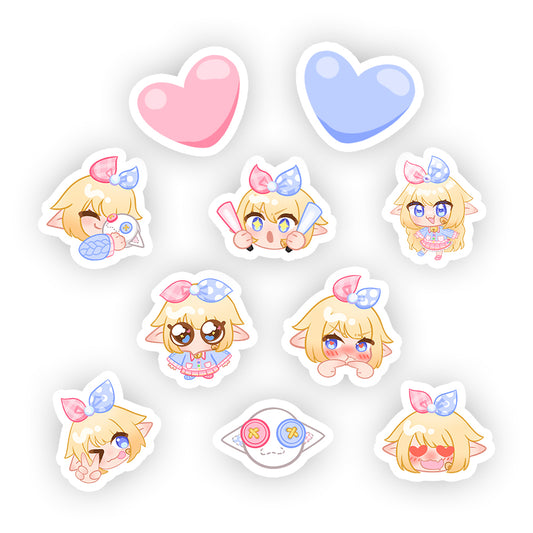Grem Lili "Emotes" Sticker Pack