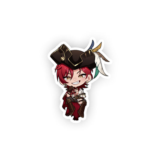 Gun D. Drake "Chibi Gundy" Sticker
