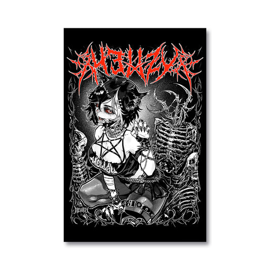 its_Hellzy "Demonic Cat" Poster