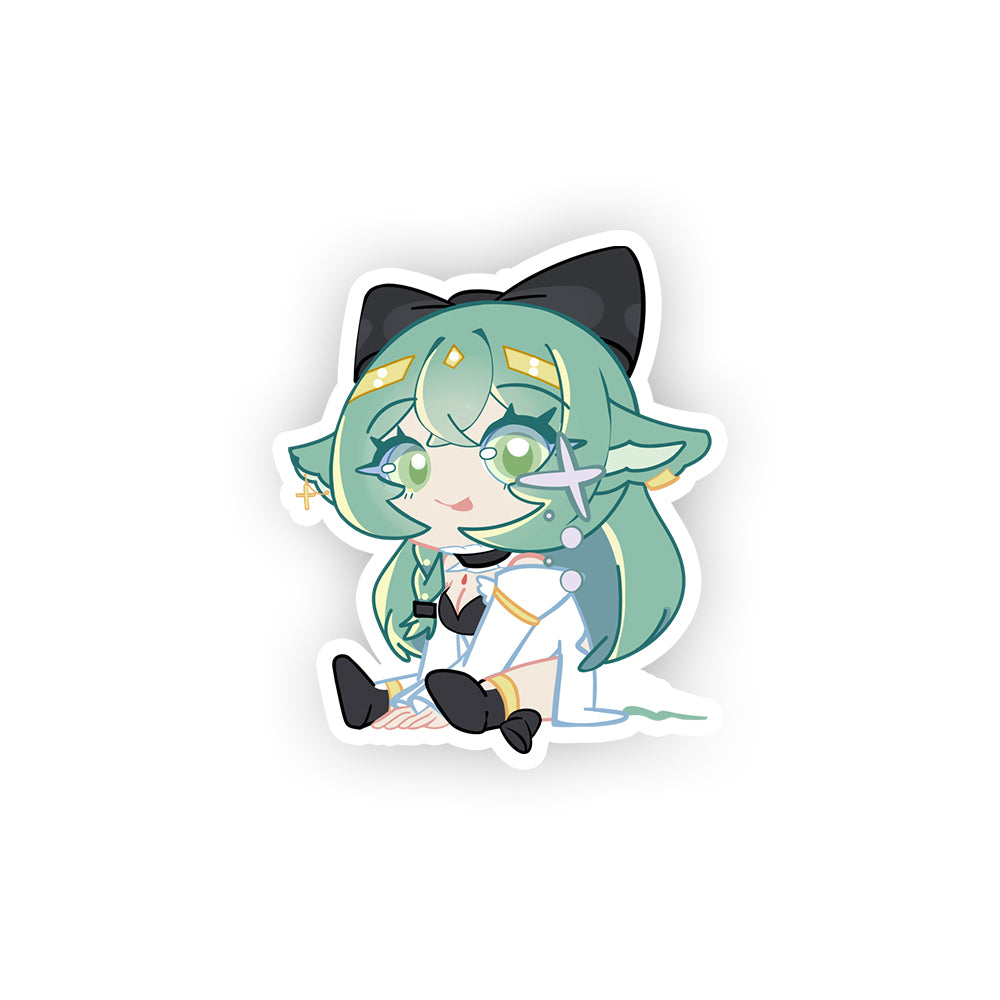 HealKaia Chibi Sit Sticker