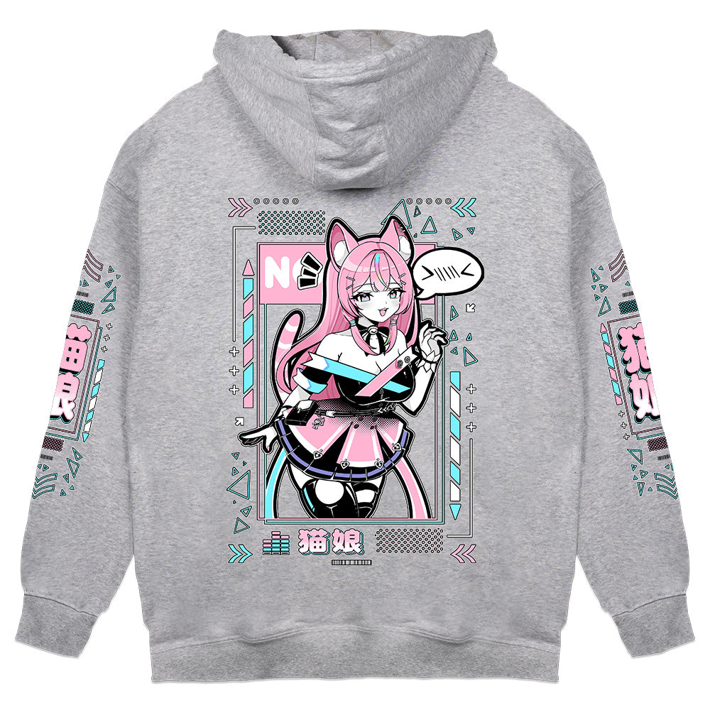 novuvt "Fluorescence" Hoodie - Heather Gray