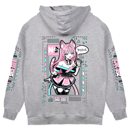 novuvt "Fluorescence" Hoodie - Heather Gray