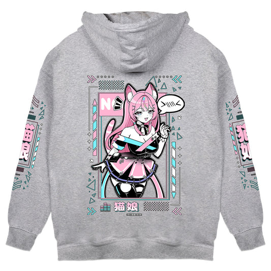 novuvt "Fluorescence" Hoodie - Heather Gray