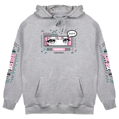 novuvt "Fluorescence" Hoodie - Heather Gray