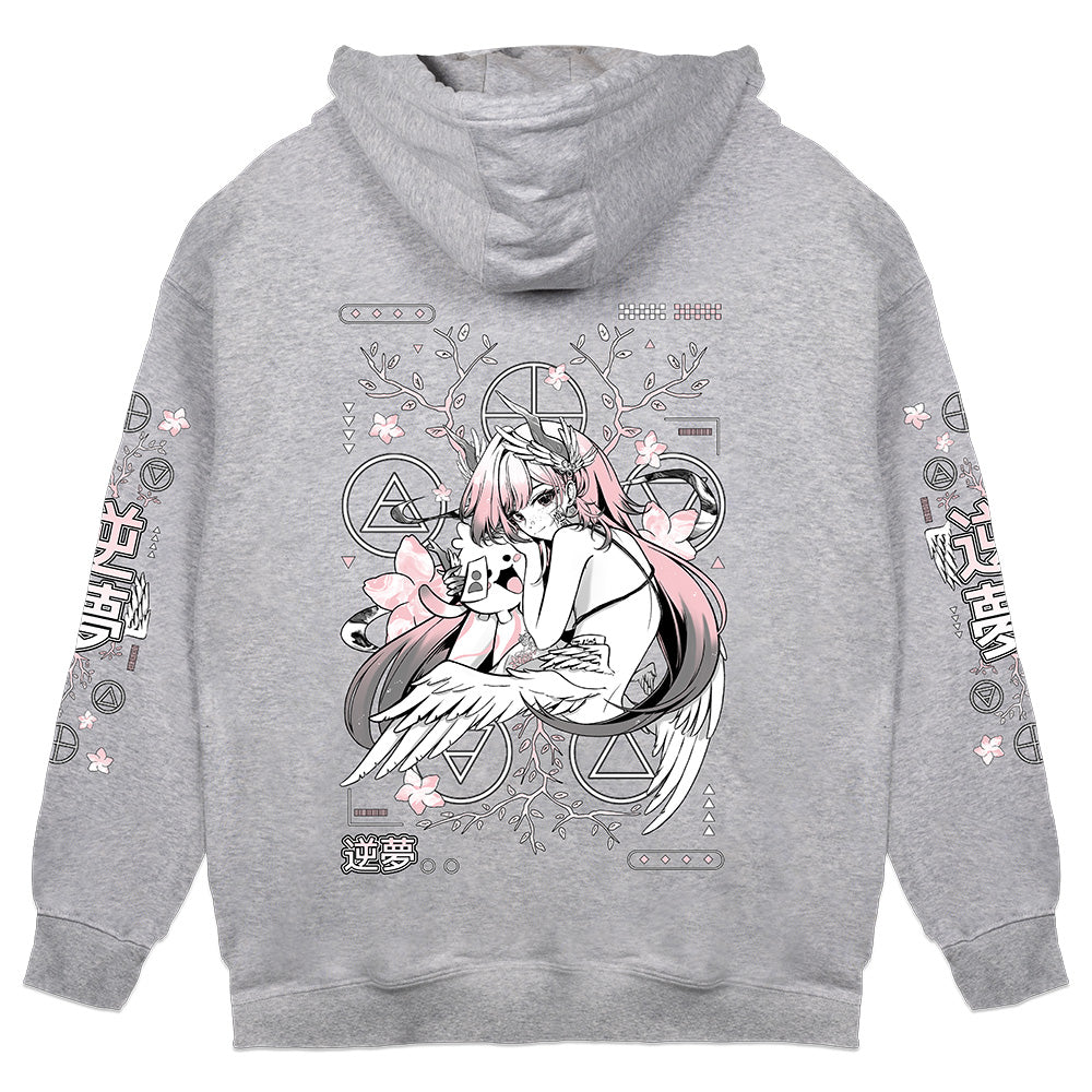 cheriyfu "Sakayume" Gray Hoodie