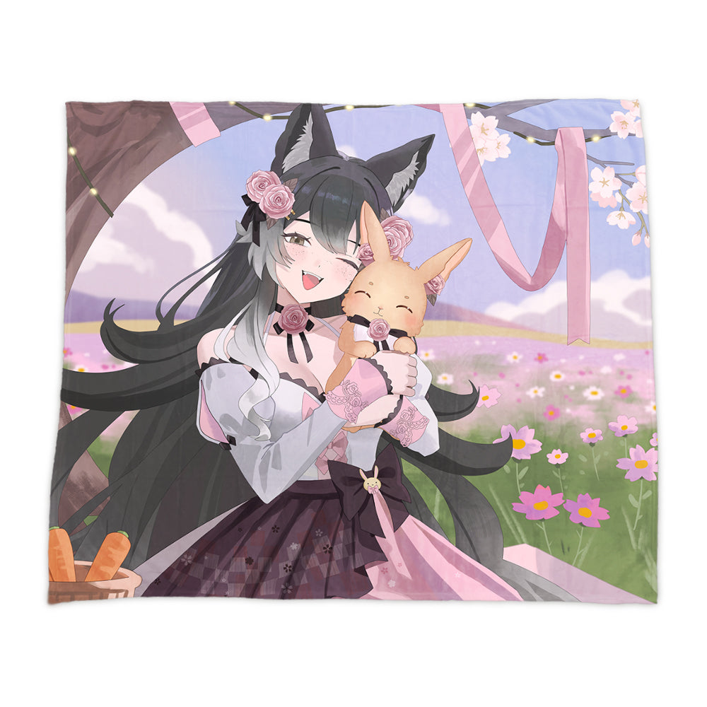 hellorosiee "Rosie & Rosebunny" Blanket