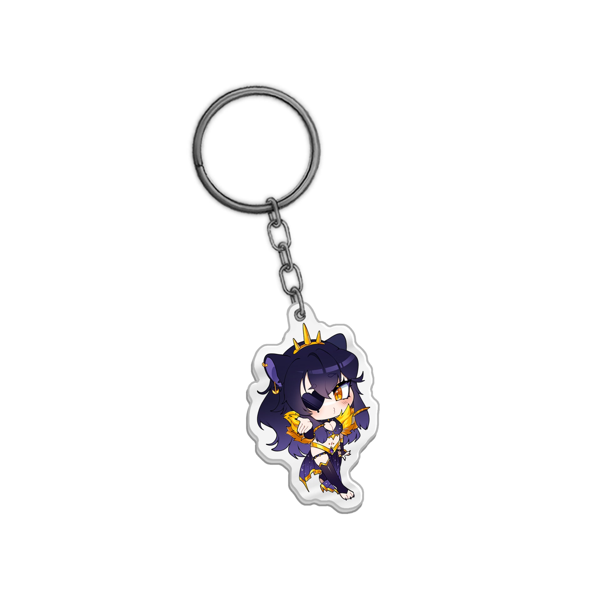 HoneyGrimoire "Chibi Kiss" Keychain