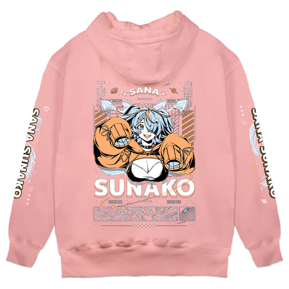 Sana Sunako "Galactic Empress" Hoodie - Pink