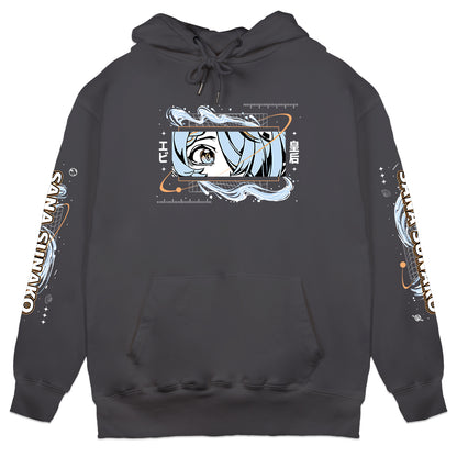 Sana Sunako "Galactic Empress" Hoodie - Charcoal