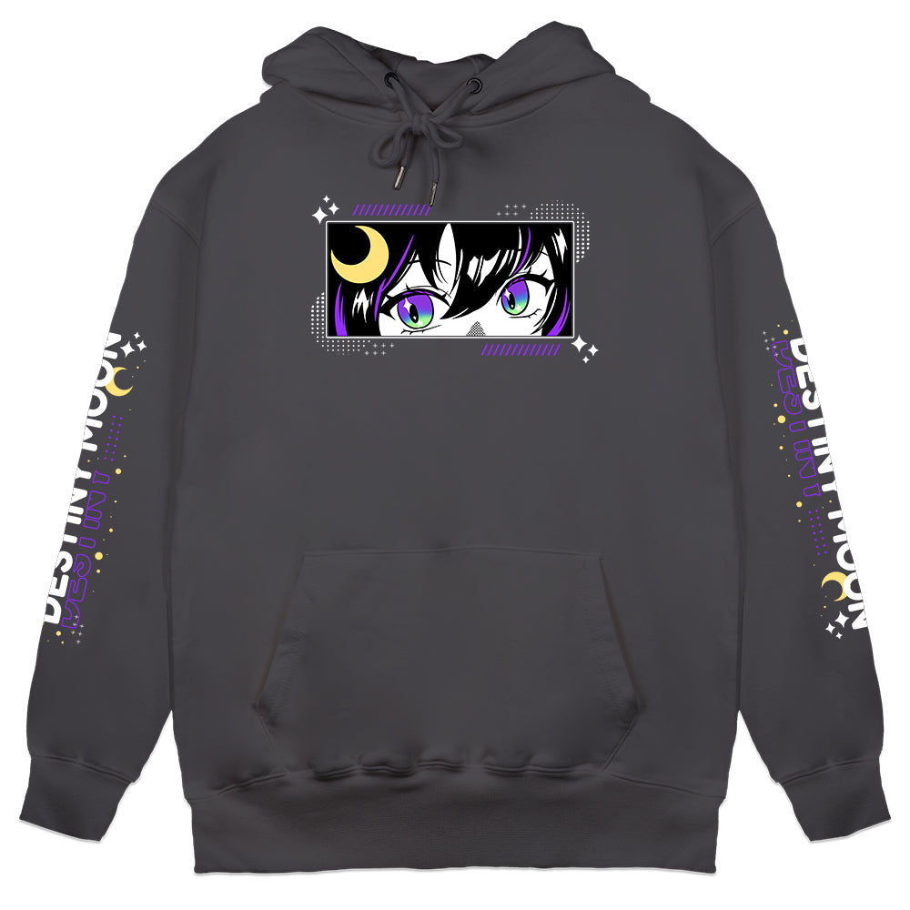 Destiny Moon Charcoal Hoodie