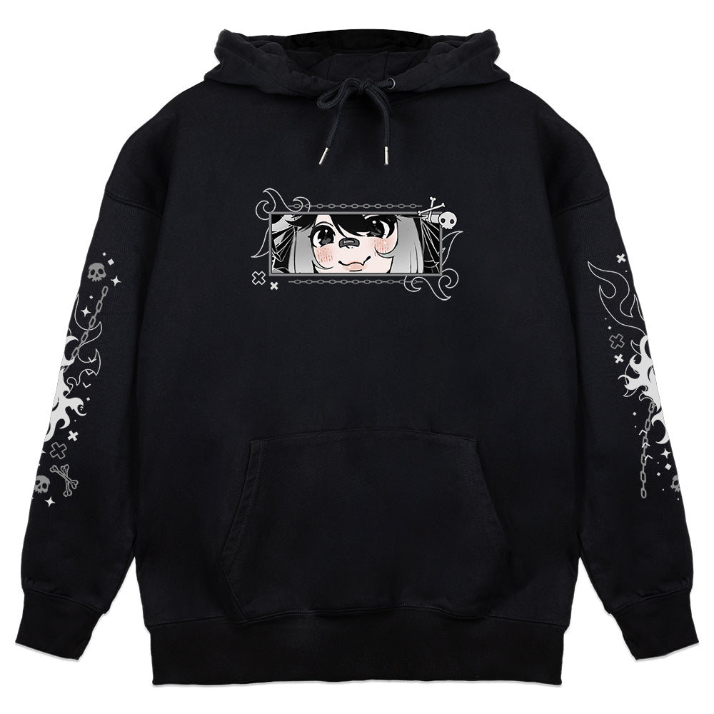 k1ttch3n Skull and Chain Hoodie