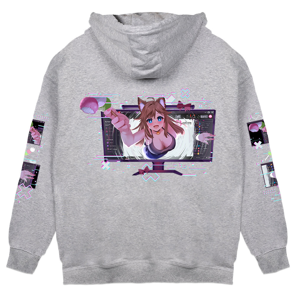 ChelzorTheDestroyer "Web-Surfing"  Hoodie - Grey