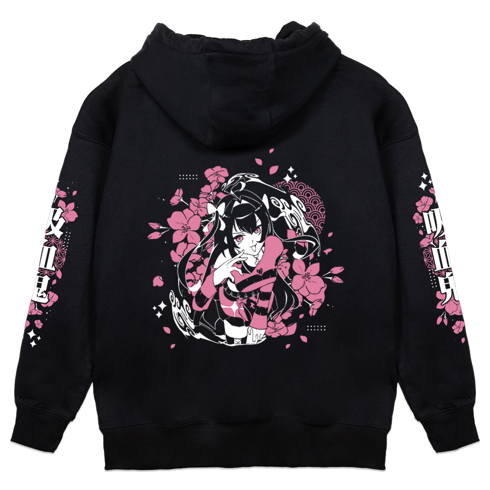 Cuptire "Sakura Bomb" Hoodie - Black