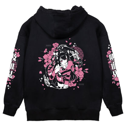 Cuptire "Sakura Bomb" Hoodie - Black