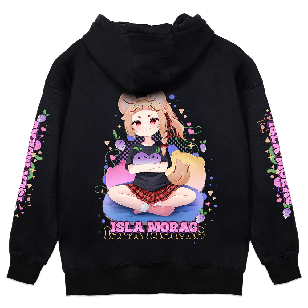 Isla Morag "Haggis" Hoodie - Black