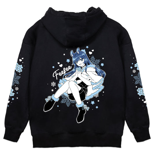Feefee "Forget-Me-Nots" Simple Hoodie