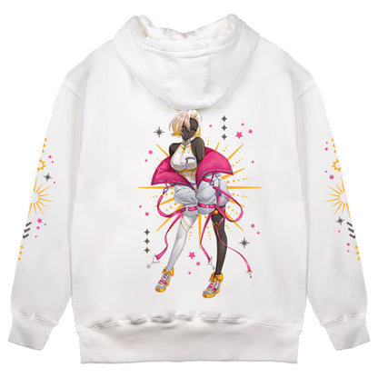 Kazu_Kiseki "Alien" White Hoodie