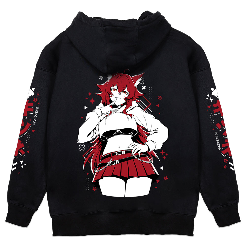 FoxxyLillyVT Mischievous Lil Fox (Inverse) Hoodie