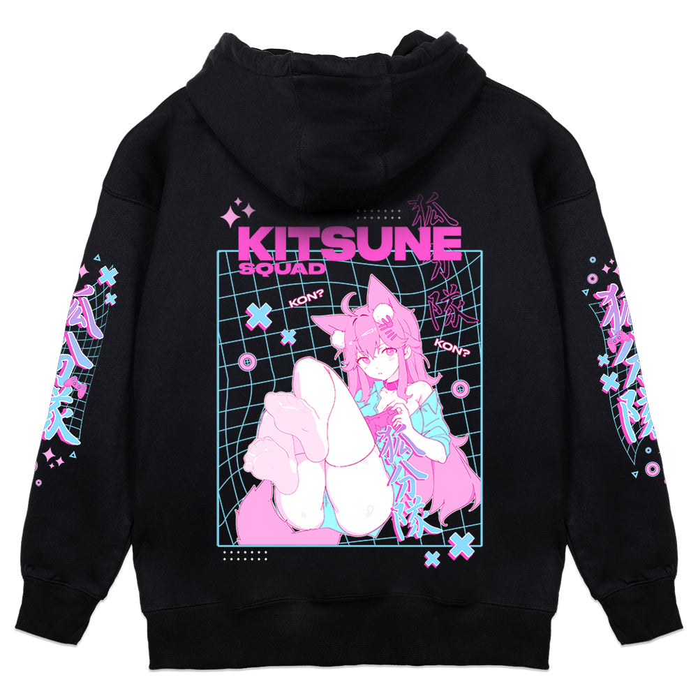 KitsuneThunder "Vaporwave V-3" Hoodie
