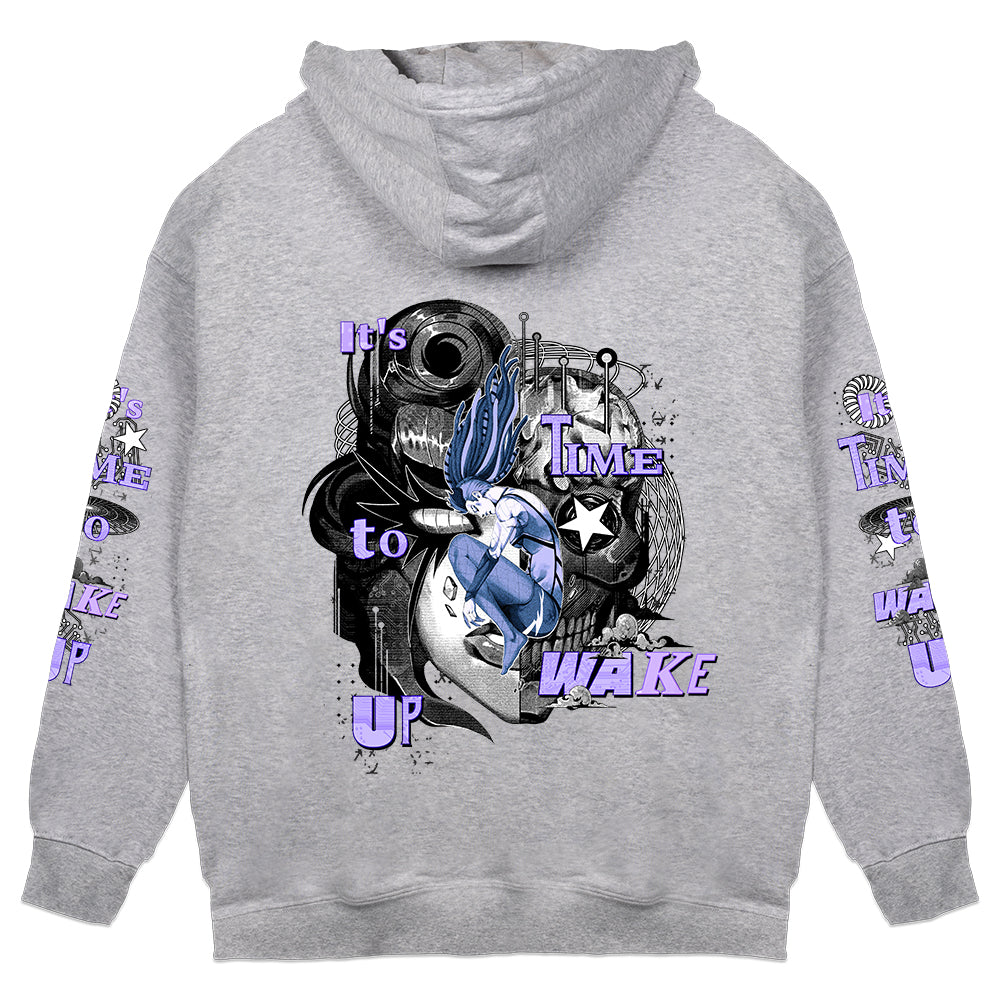 Joxxy "Wake Up" Gray Hoodie