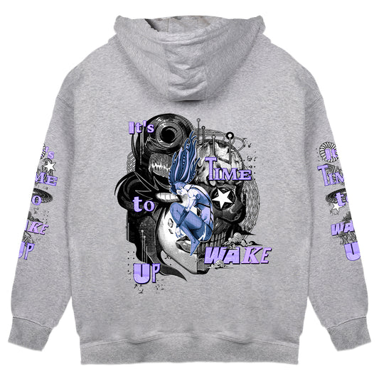 Joxxy "Wake Up" Gray Hoodie