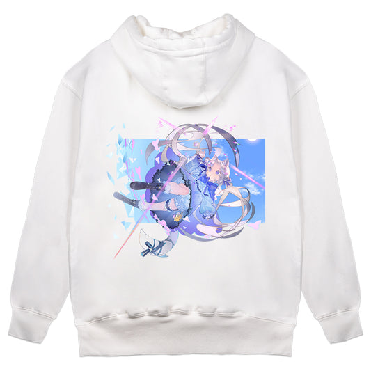 Suirie "Reincarnation" White Hoodie