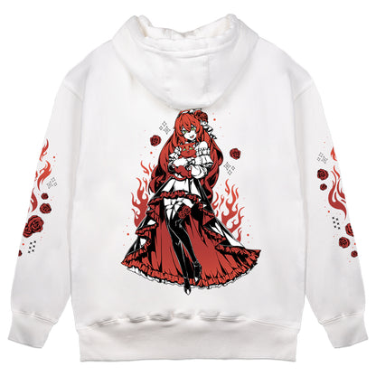Ember Paradox Heatwave Hoodie - White