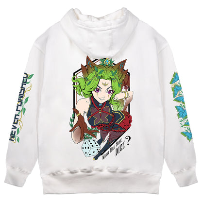 Gremlin Mae "Never Punished" White Hoodie