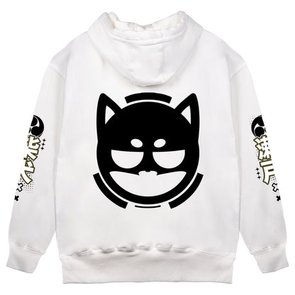 ShibaSeto "Burger" White Hoodie