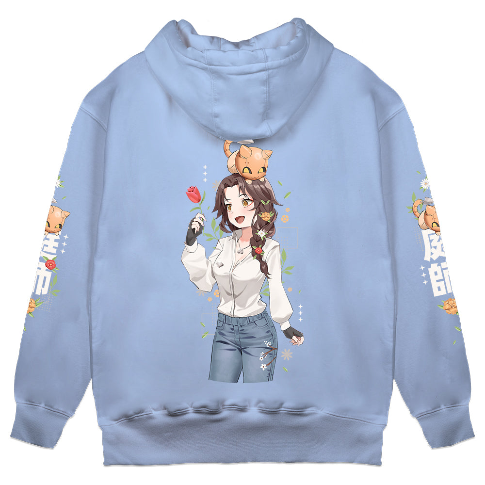 cptcamille Gardener Light Blue Hoodie