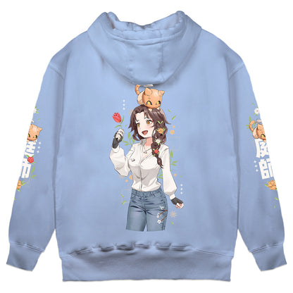 cptcamille Gardener Light Blue Hoodie