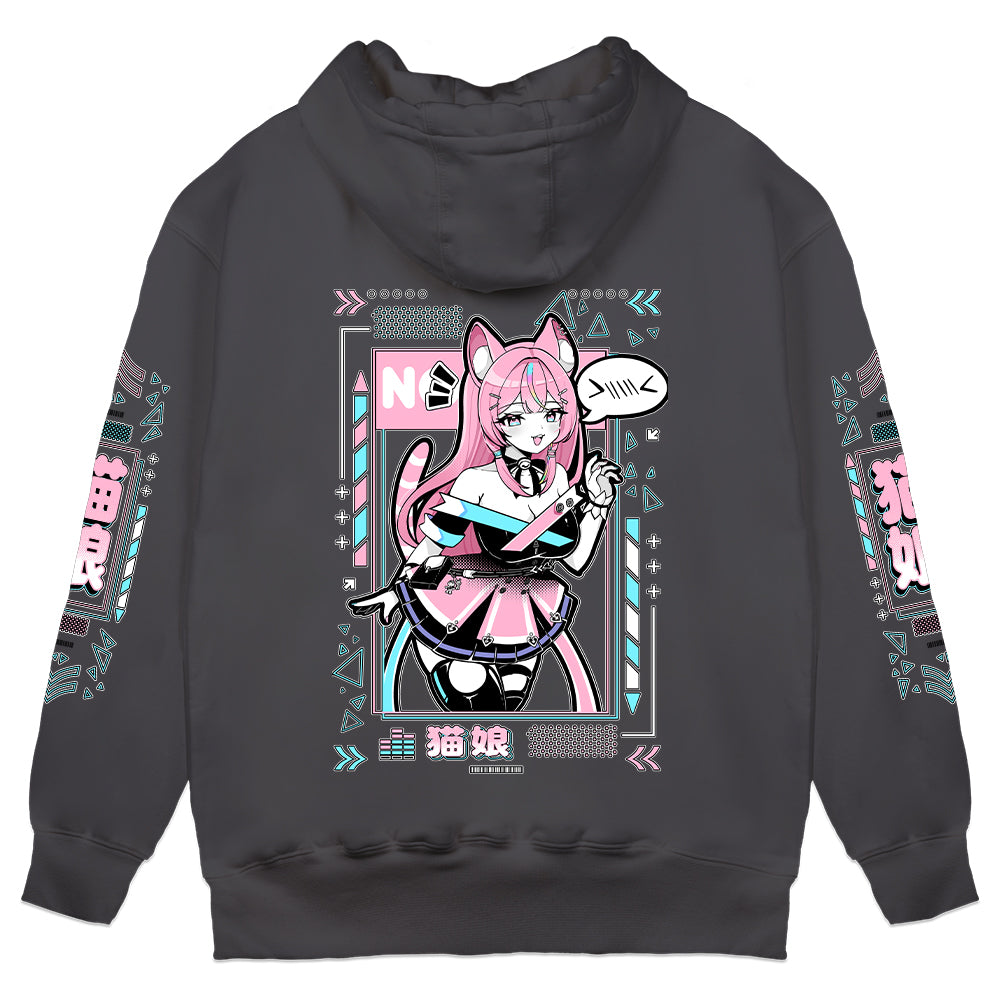 novuvt "Fluorescence" Hoodie - Charcoal