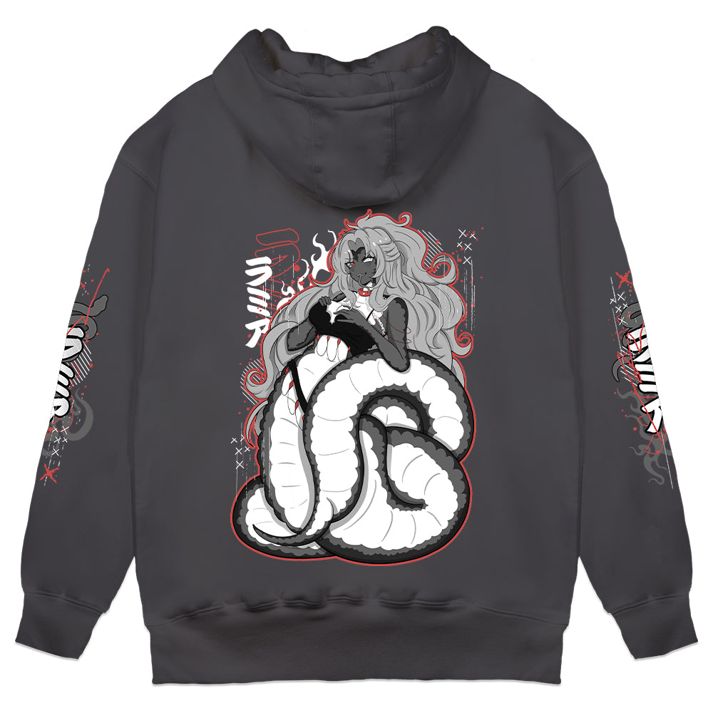 Uwabamii "Serpent" Hoodie - Charcoal