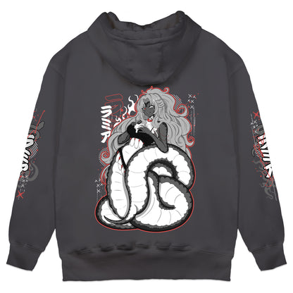 Uwabamii "Serpent" Hoodie - Charcoal