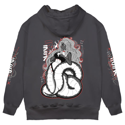Uwabamii "Serpent" Hoodie - Charcoal