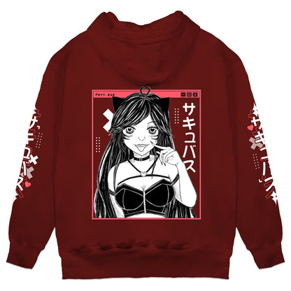 Feyy "PYUUN" Hoodie - Dark Red