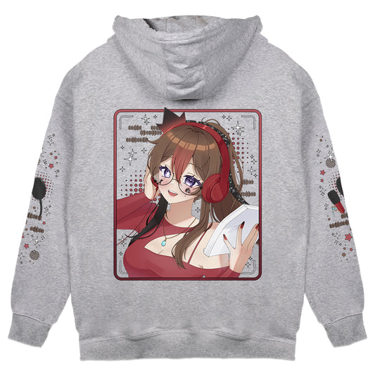 SabishiiVT "On the Mic!" Gray Hoodie